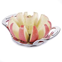 Newness Cortador de Manzanas- [12-Blades] Acero Inoxidable- Cortador de Frutas Apple Cortador Cortador de Fruta